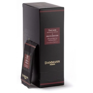 Dammann, "4 Fruits Rouges" kristályfilteres fekete tea, 24 db