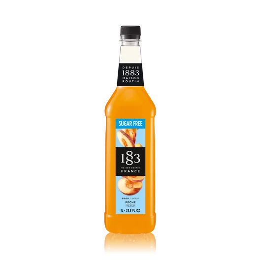 1883 cukormentes Őszibarack szirup 1 Liter