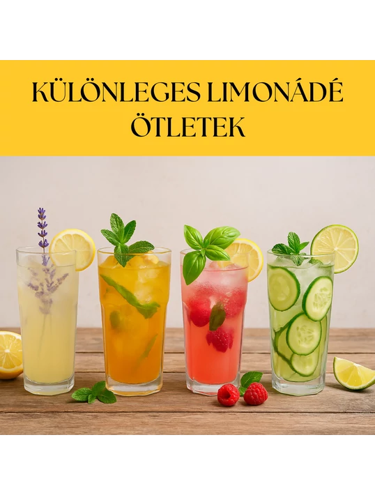 5 különleges limonádé recept, amit idén nyáron ki kell próbálnod