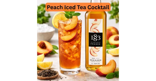 Peach Iced Tea Cocktail – jeges tea koktél barackos csavarral